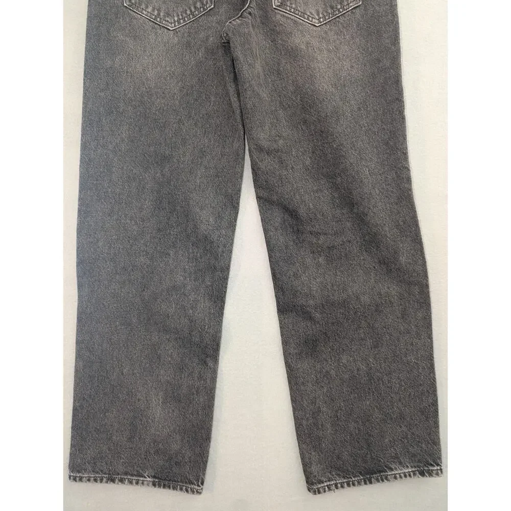 Superdry Denim Jeans Mens 28x30 Black Wide Leg Vtg Baggy Y2K Skater